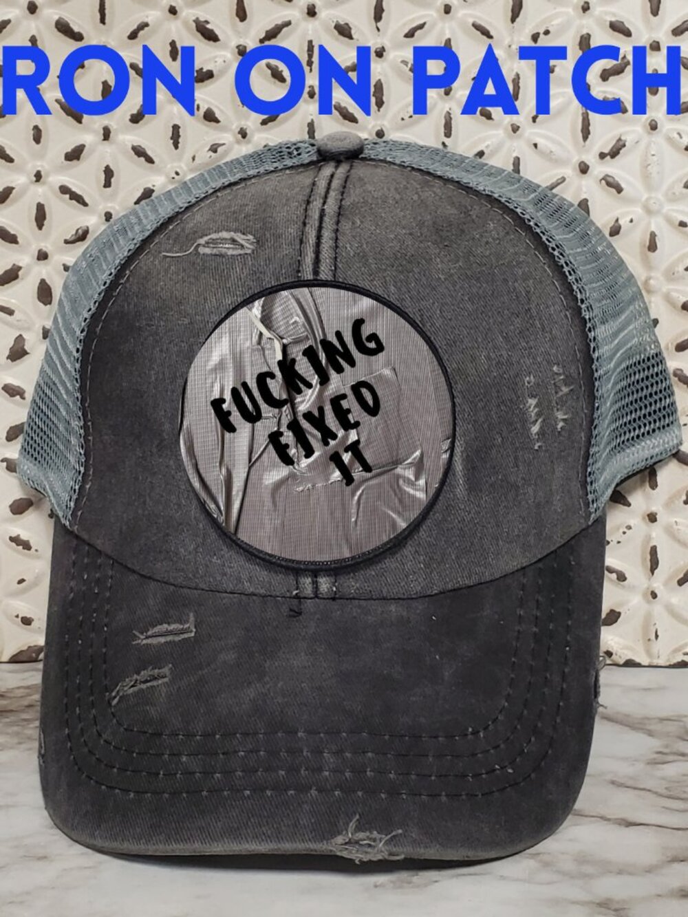 Duct Tape Iron on Patch
